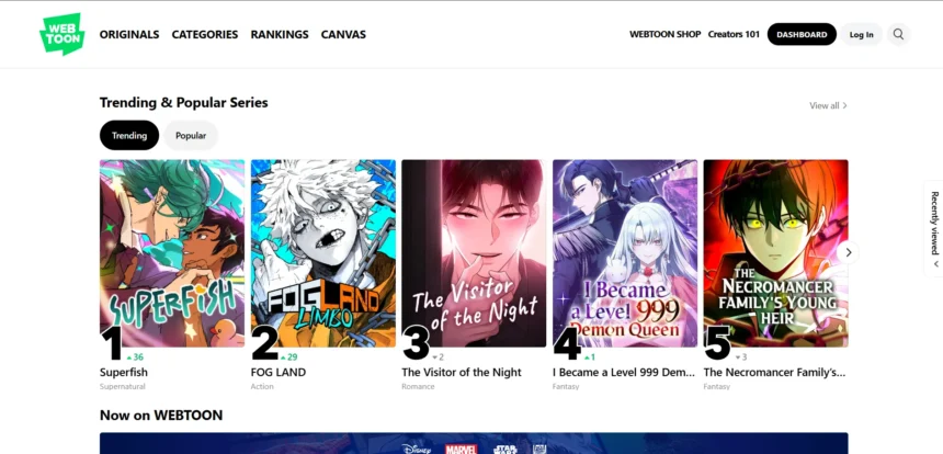 Webtoon Alternatives